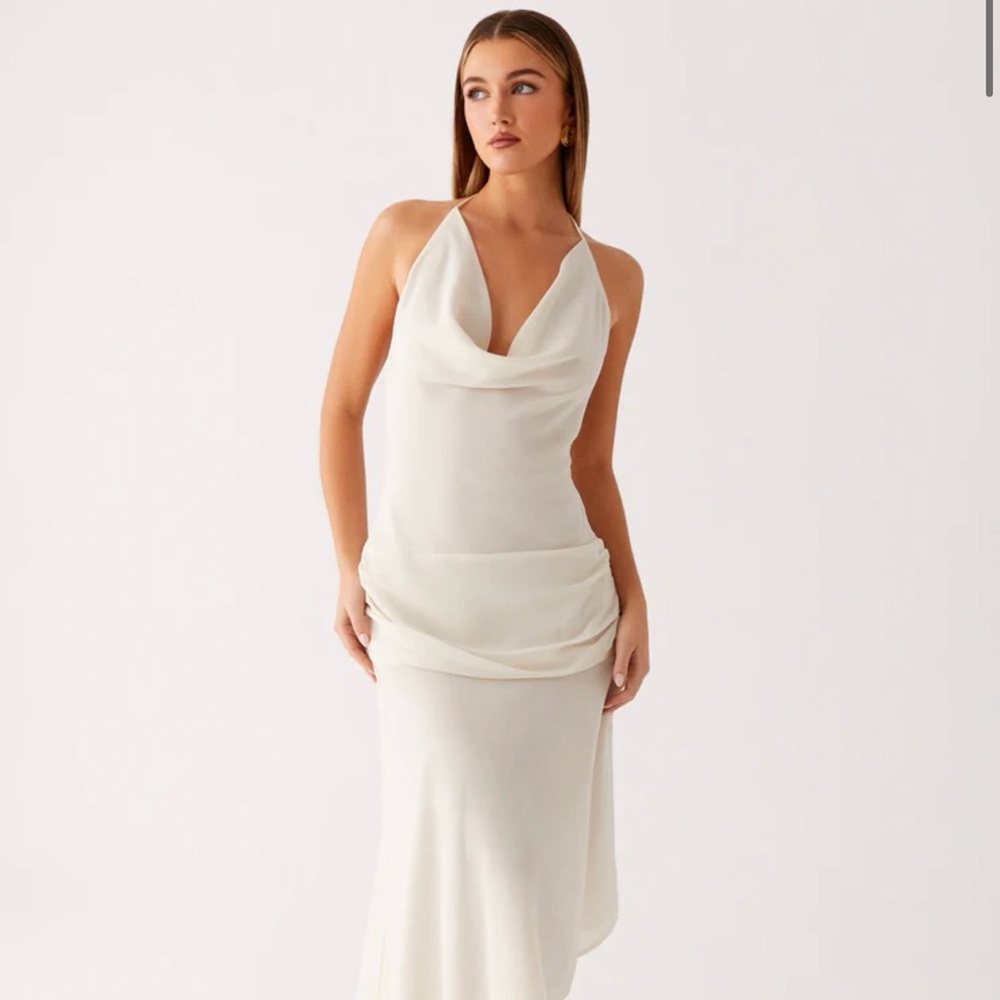 Peppermayo Cream Midi Dress
